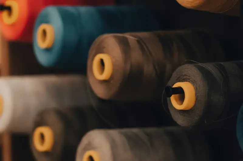 Cones of industrial sewing thread